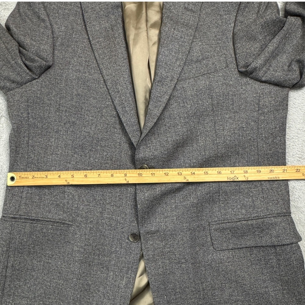Hart Schaffner Marx Men's Blazer Sport Coat Size 42‎ Grey Made In USA! - Picture 11 of 16